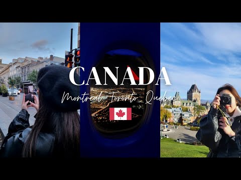 VLOG 3박4일 캐나다 여행 ?퀘벡, 몬트리올, 토론토, 나이아가라 폭포 (ft. 도깨비 촬영지 구글맵 여행 계획표 공유)