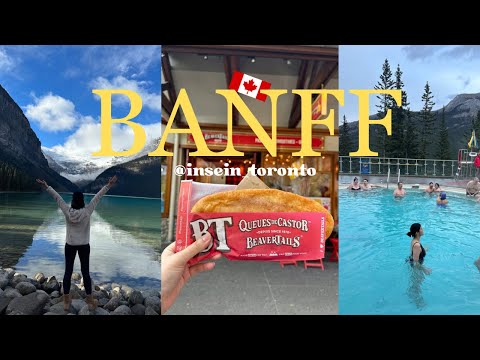 (ENG) Canada Vlog??, 밴프 여행의 모든것, 꼭 가봐야 하는 밴프 에메랄드 호수 모음 zip., 밴프 맛집, 가볼 만한 곳, 로키산맥 보며 즐기는 노천 야외 온천