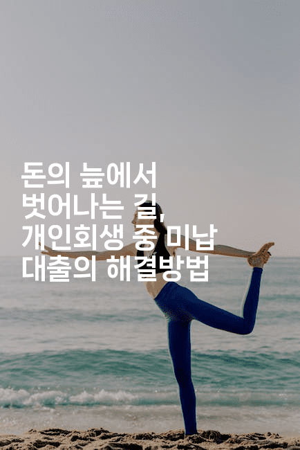 돈의 늪에서 벗어나는 길, 개인회생 중 미납 대출의 해결방법-짜릿캐나다