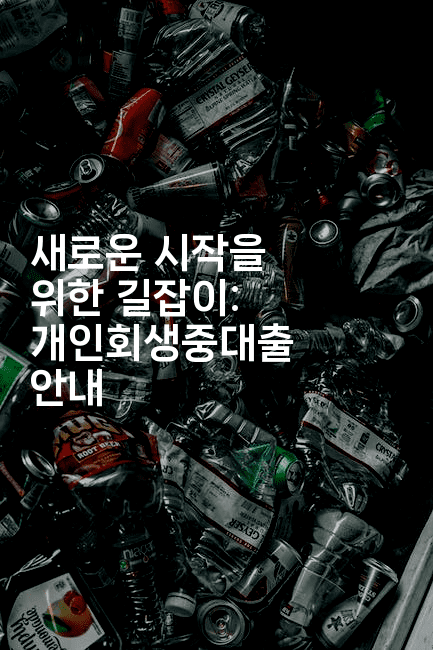 새로운 시작을 위한 길잡이: 개인회생중대출 안내-짜릿캐나다